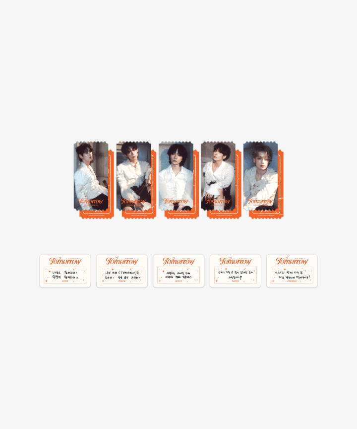 TXT - special photo ticket set 1