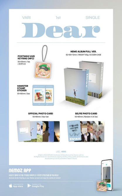 [Album]VARI Dear (NEMO ALBUM) (1st Single) - product_vendor,