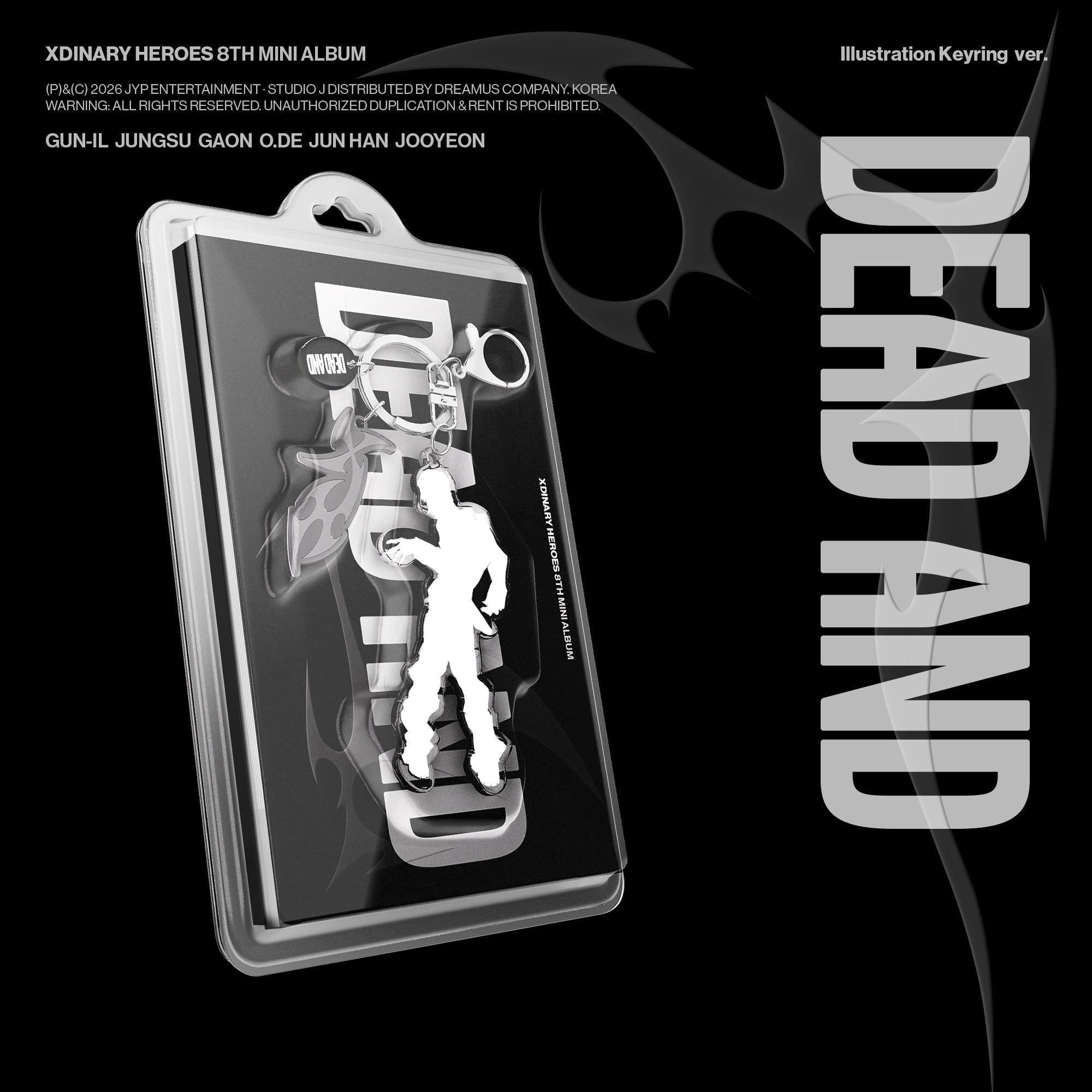 [New Sale Album]XDINARY HEROES (8th Mini Album) [Illust Keyring Ver. / 6 versions set]. - product_vendor,