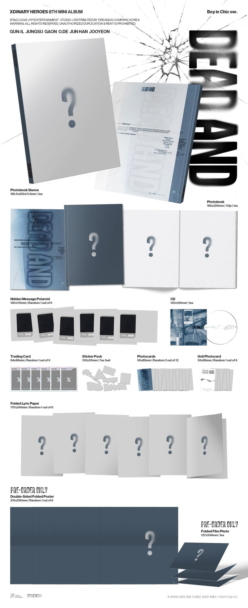 [Album]XDINARY HEROES (8th Mini Album) [Photobook Ver. / 2 versions set RANDOM] - product_vendor,