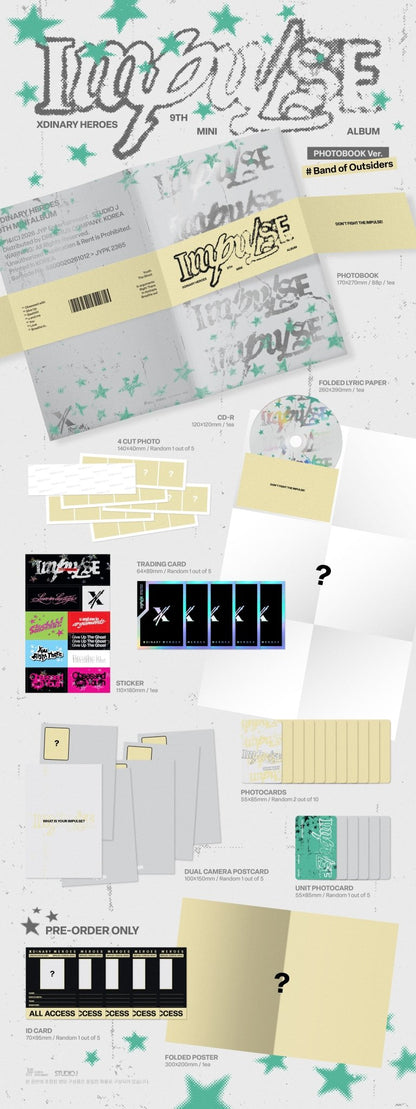 [Album]XDINARY HEROES - IMPULSE [BACKSTAGE / Band of Outsiders Ver.] [RANDOM]-