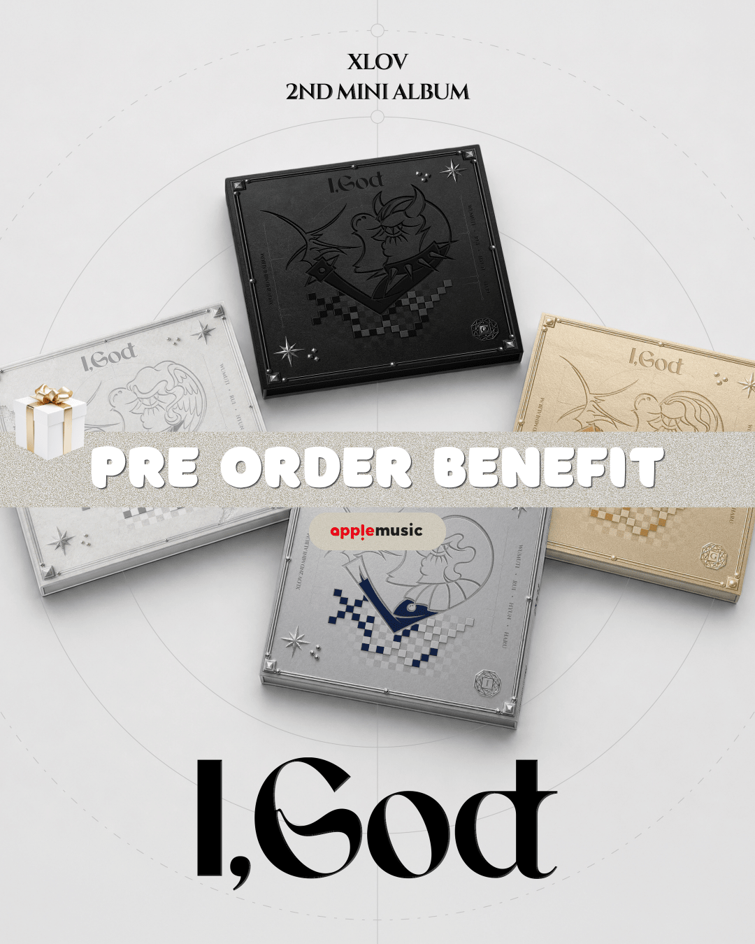 [Album]XLOV (엑스러브) - I,God (2nd Mini Album) [CHOOSE] - product_vendor,NO POB
