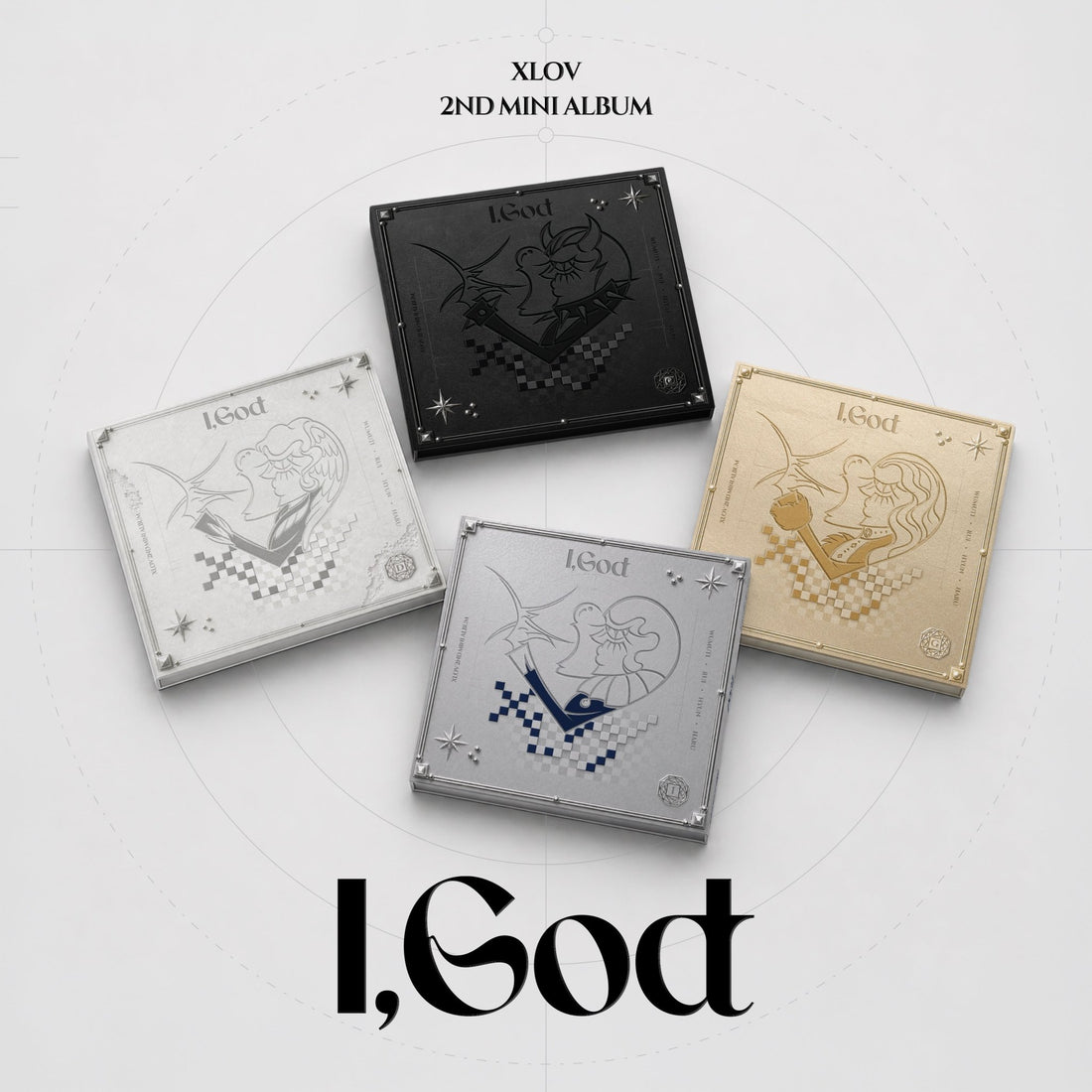 [Album]XLOV (엑스러브) - I,God (2nd Mini Album) [RANDOM]. HELLOLIVE POB - product_vendor,