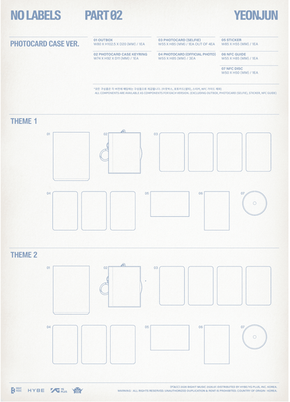 [Album]YEONJUN - NO LABELS: PART 02 [Photocard Case Ver.] [RANDOM]-product_vendor, lowest price, EU shipping, Pre order benefit