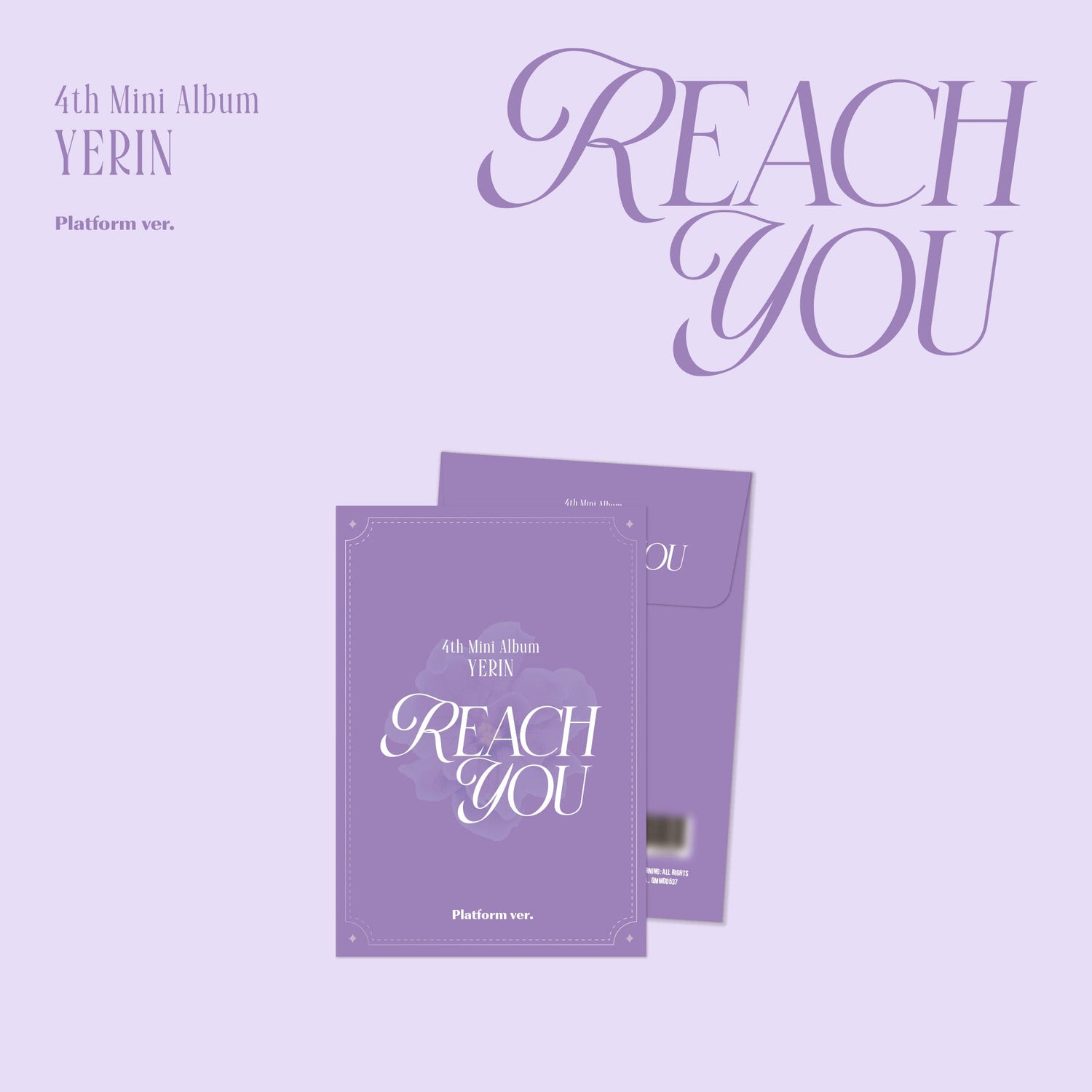 [Album]YERIN - REACH YOU (4th Mini) [Platform Ver.] - product_vendor,