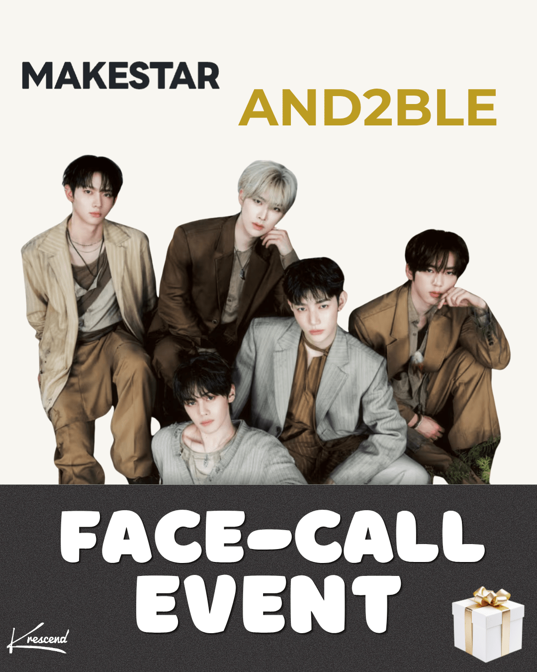 [Event Album][Yoo Seungeon] AND2BLE (앤더블) - Sequence 01: Curiosity (1st Mini Album) [POCAALBUM Ver.] [MAKESTAR] [LuckyDraw] [Facecall]-product_vendor,