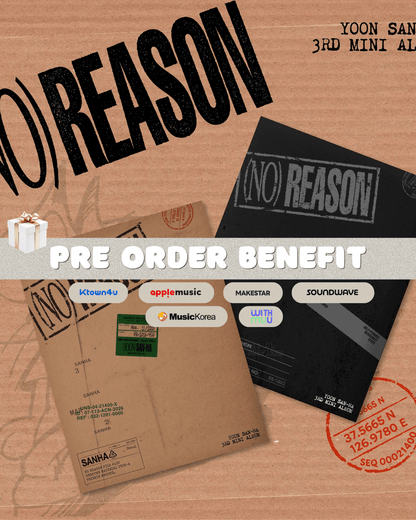 [Album]YOON SANHA(윤산하) - NO REASON (3rd Mini Album) [UNDEFINED / UNBOUND] [RANDOM] - product_vendor,