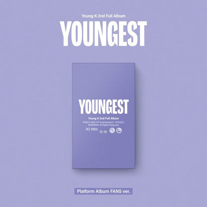 [Album]Young K - YOUNGEST (The 2nd Album) [Platform Album FANS Ver.]-product_vendor, lowest price, EU shipping, Pre order benefit