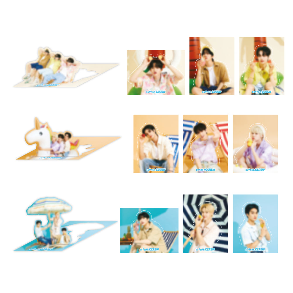 CRAVITY - cravity character summer ccrew pop-up store pop-up card set 1