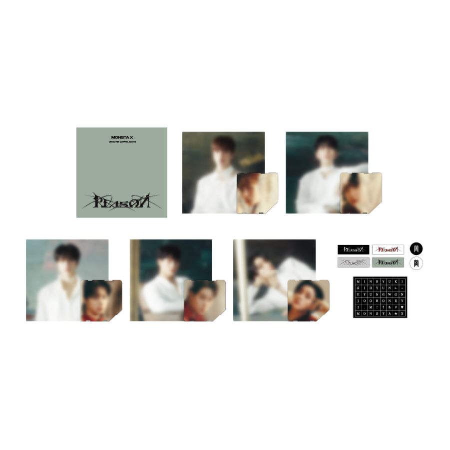 MONSTA X - monsta x pop-up store reason - deco kit (jewel+kit) 1