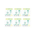 IVE - 2025 ive the 3rd fan concert ive scout - name tag + sticker set 1