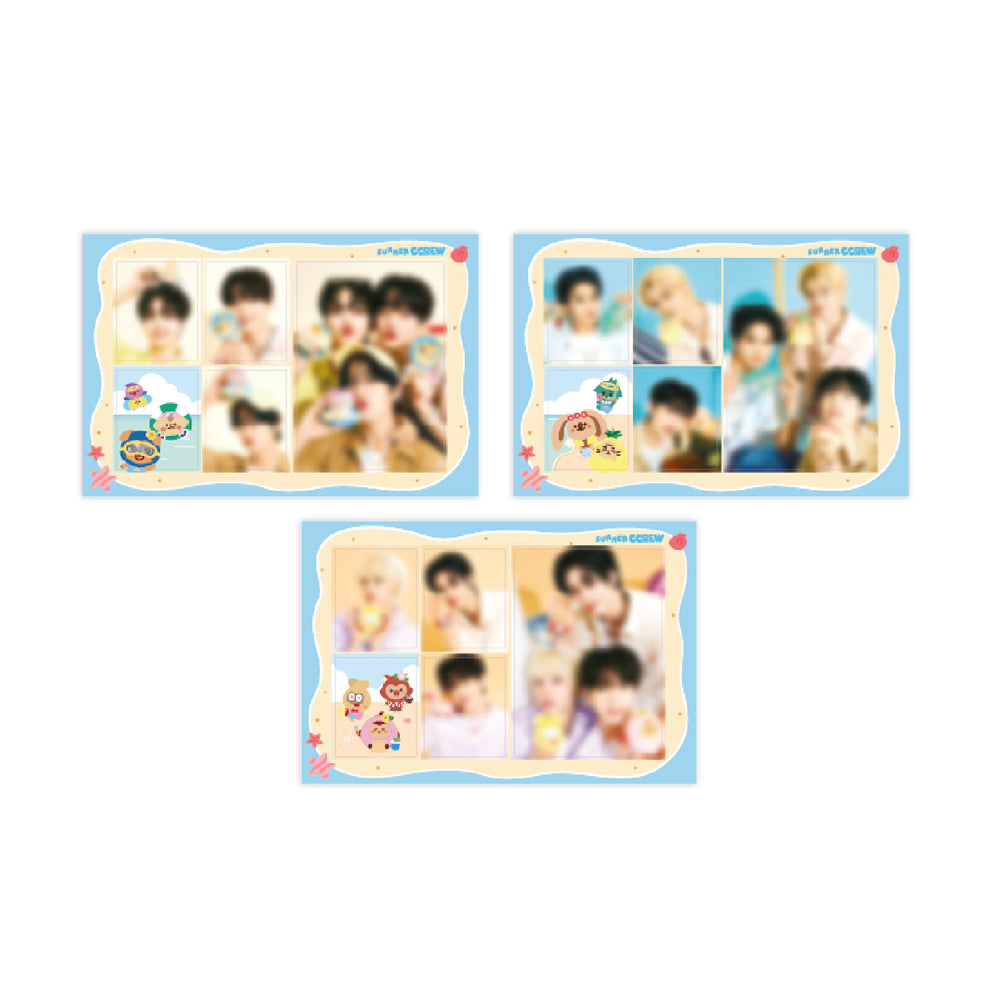 CRAVITY - cravity character summer ccrew pop-up store sticker photo set 1
